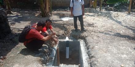 Monitoring progres tangkiseptik ke 2 Desa jatimulyo